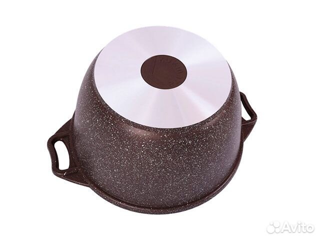 Кастрюля с антипригарным покрытием со стеклянной к