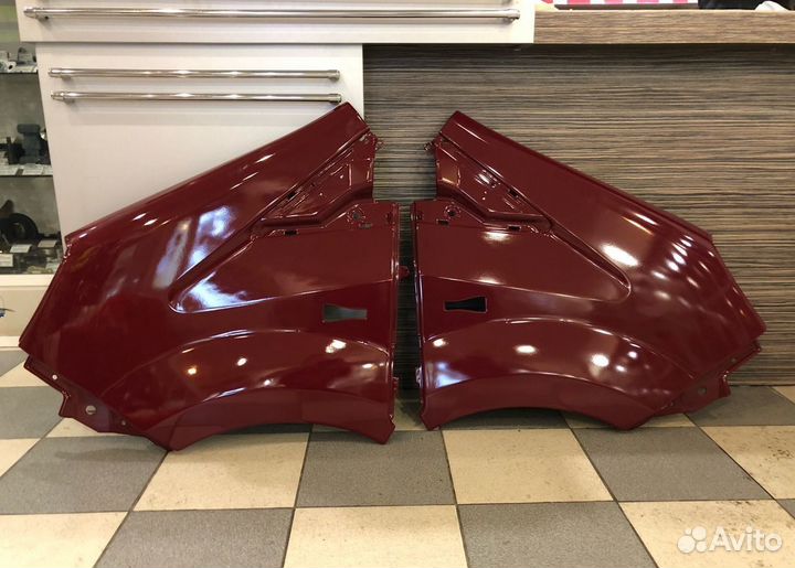 Крылья на Газель Next цвет Чили вишневый