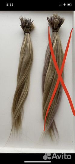 Волосы для наращивания мелир