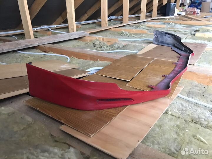 Губа переднего бампера honda accord 8