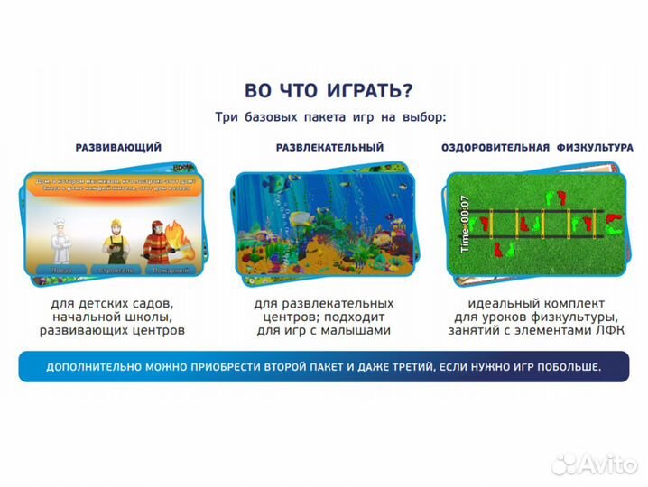 Мобильный интерактивный комплекс стена-пол 2 в 1