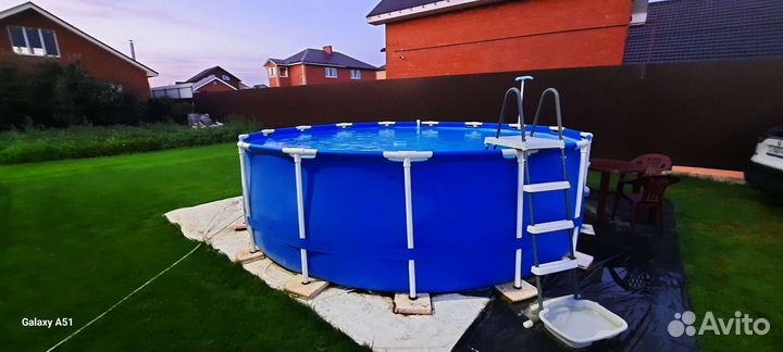 Каркасный бассейн 457 122 бу