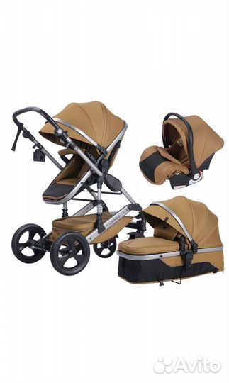 Коляска 3в1 luxmom