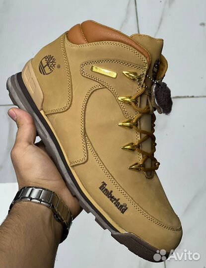 Ботинки Timberland Euro Rock Mid Hiker с Мехом