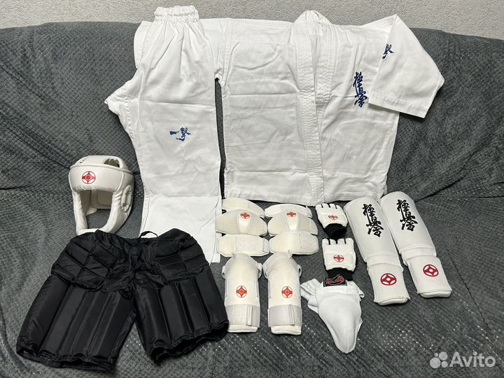 Кимоно 140 защита в хор состоян. Рюкзак в подарок