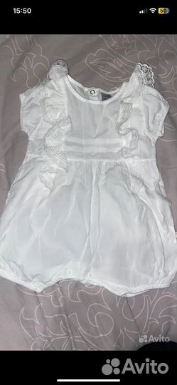 Новые вещи пакетом для девочки 68-74