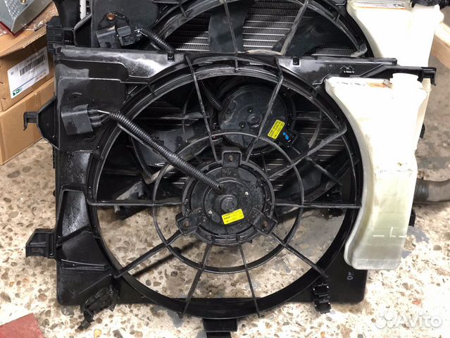 Диффузор в сборе на Hyundai solaris/kia rio 3