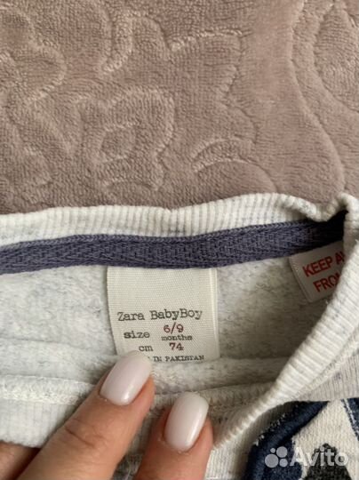 Толстовка zara baby