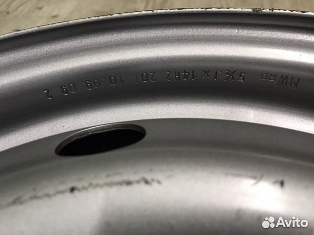 Штампованный диск Renault R14 оригинальный