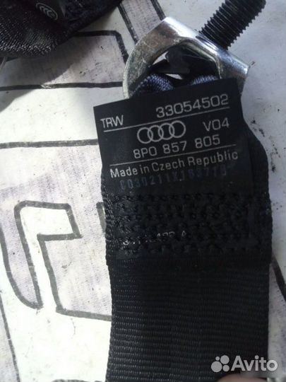 Ремни безопасности задние Audi S3 8P 2006—2008