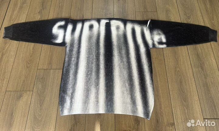 Кофта Supreme blurred logo