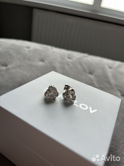 Серьги серебро