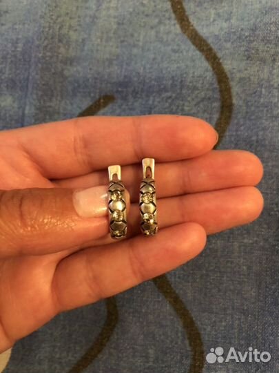 Серебряные серьги