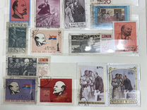Почтовые марки в кляссерах