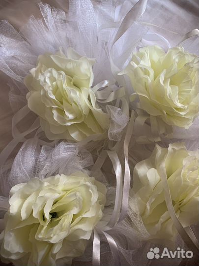 Украшения на машину на свадьбу