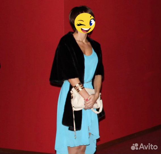 Накидка меховая на плечи