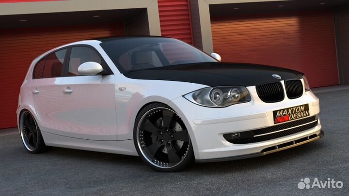 Накладка на бампер BMW 1 E87, E81 (07-12) MD