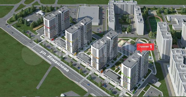 3-к. квартира, 67,5 м², 6/17 эт.
