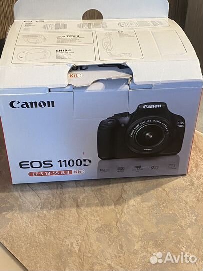 Зеркальный фотоаппарат canon eos 1100d