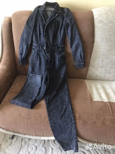 Джинсовый комбинезон