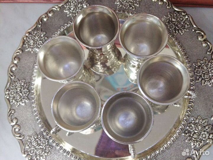 Коньячный набор мельхиор Германия Rosenberg