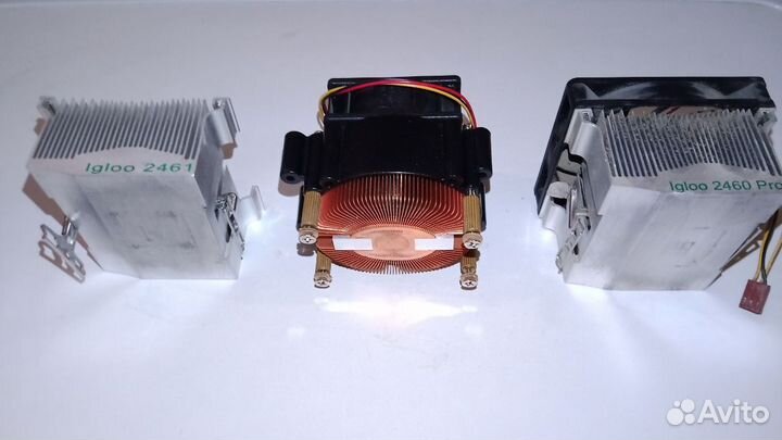 Ретро кулеры радиаторы Socket 370 Socket A