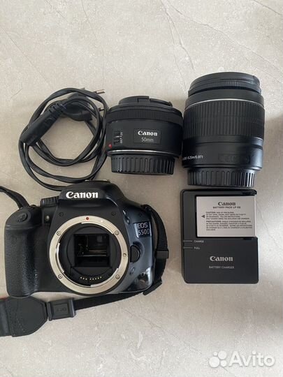 Зеркальный фотоаппарат canon 550d