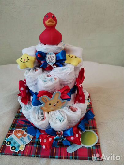 Тортик из памперсов