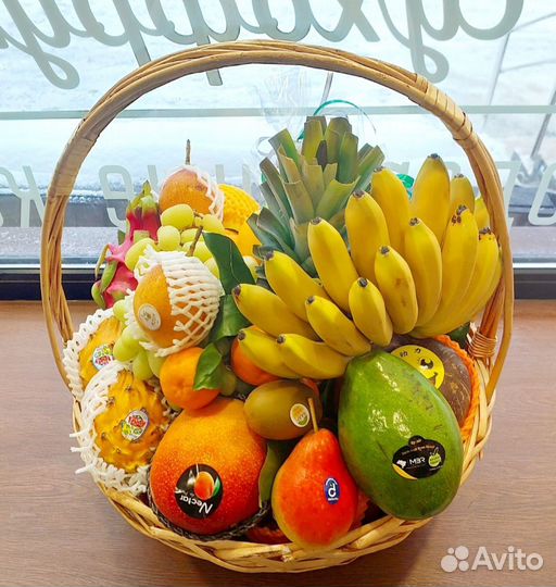 Букеты из сухофруктов, фруктовые корзины