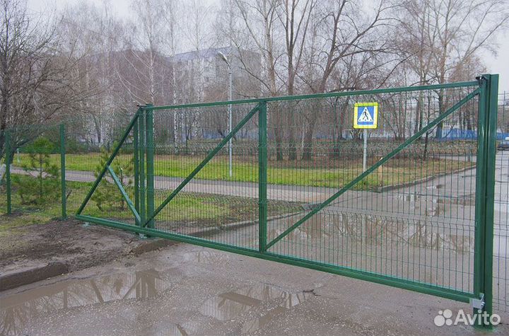 Ворота откатные 3d