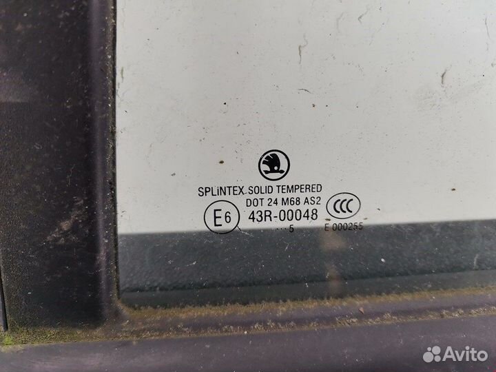 Дверь задняя для Skoda Fabia 1 6Y9833055