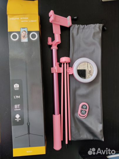 Монопод с Bluetooth пультом для селфи
