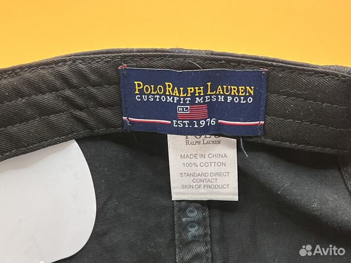 Кепка Polo ralph lauren черная