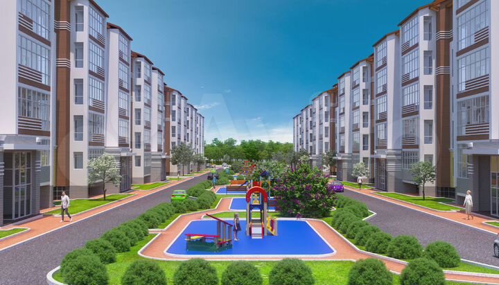 2-к. квартира, 70 м², 4/5 эт.