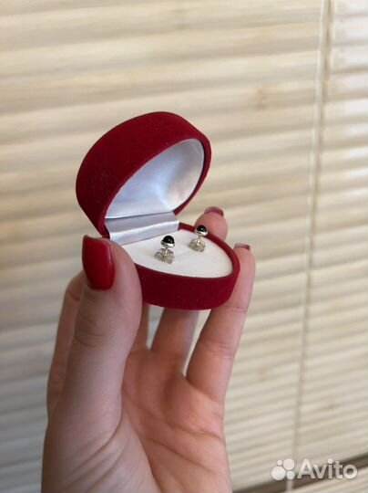 Серебряные сережки