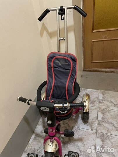 Детский велосипед с родительской ручкой