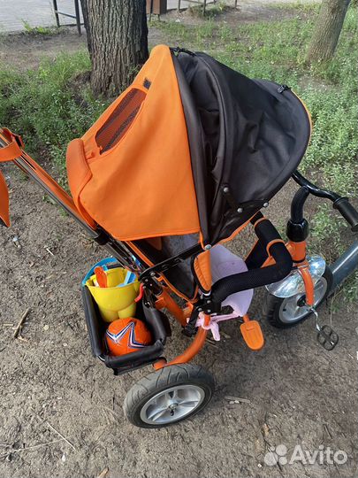 Детский велосипед коляска бу