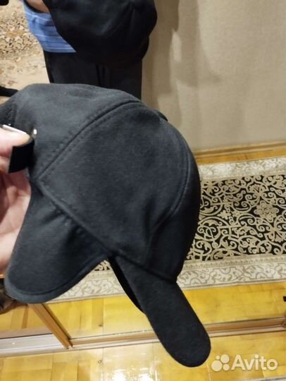 Бейсболка мужская зимняя