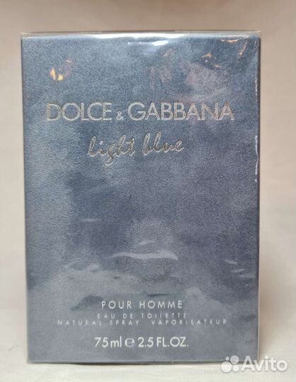 Dolce gabbana light blue pour homme 75 ml