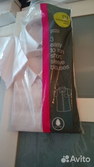 Новая Блузка(3 штуки) marks spencer на 13л.р.158