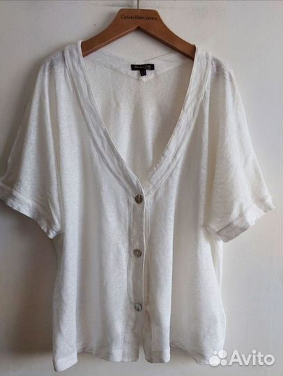 Новый кардиган Massimo Dutti лён оверсайз