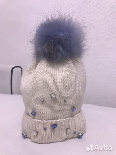 Шапка зимняя для девочки 50 52