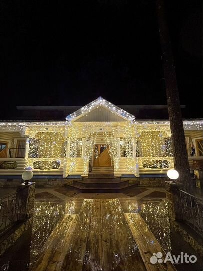 Гирлянда уличная Бахрома 12 метров 400 Led