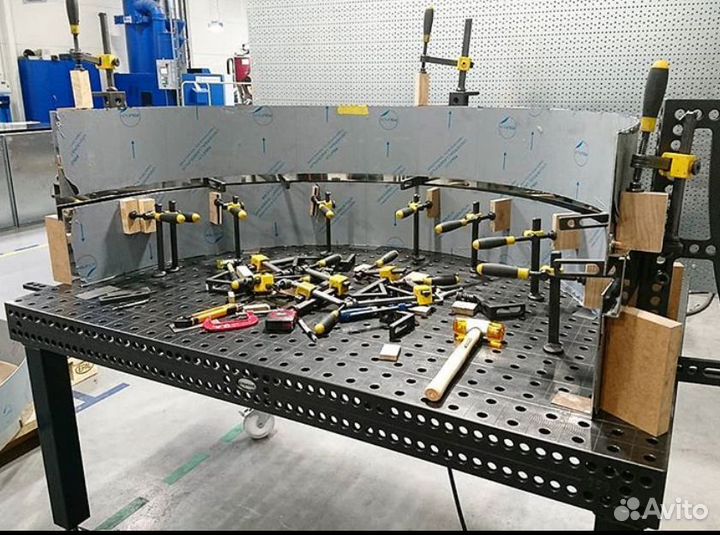 Сварочный 3D стол 1200х800х100 толщиной 12 мм