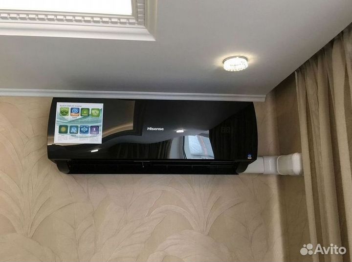 Сплит система с установкой