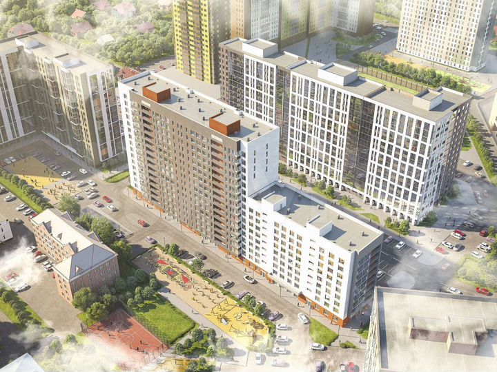 3-к. квартира, 86,3 м², 4/16 эт.