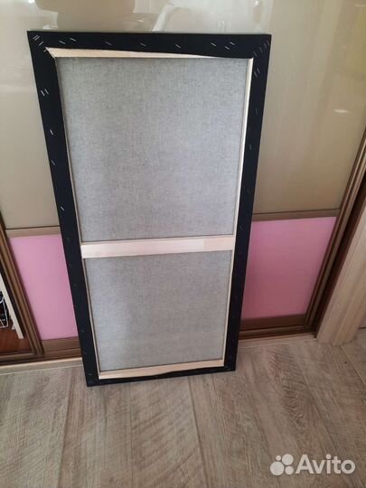 Холст на подрамнике черный