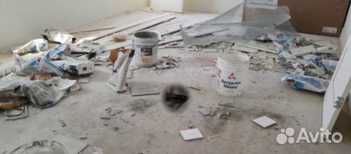 Вынос строительного мусора + разнорабочие работы