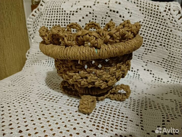 Корзиночка макраме