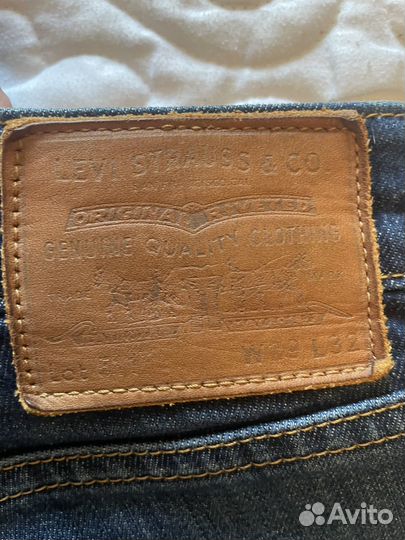 Джинсы мужские levis 511 б/у